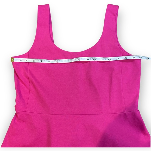 Audrey Hepburn style! Elegant Hot Pink Dress by J. Crew - Picture 3 of 9